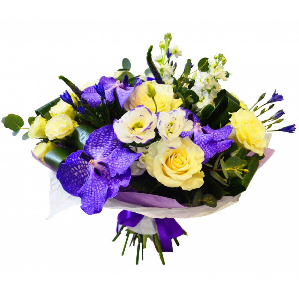 Букет цветов «Индиго»